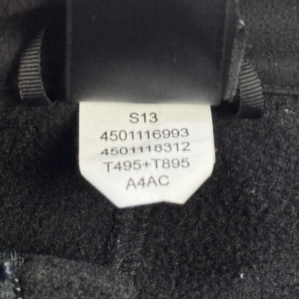 The North Face Jacket Mens‎ XL Black Fleece Full Zip Stand-Up Collar Breathable